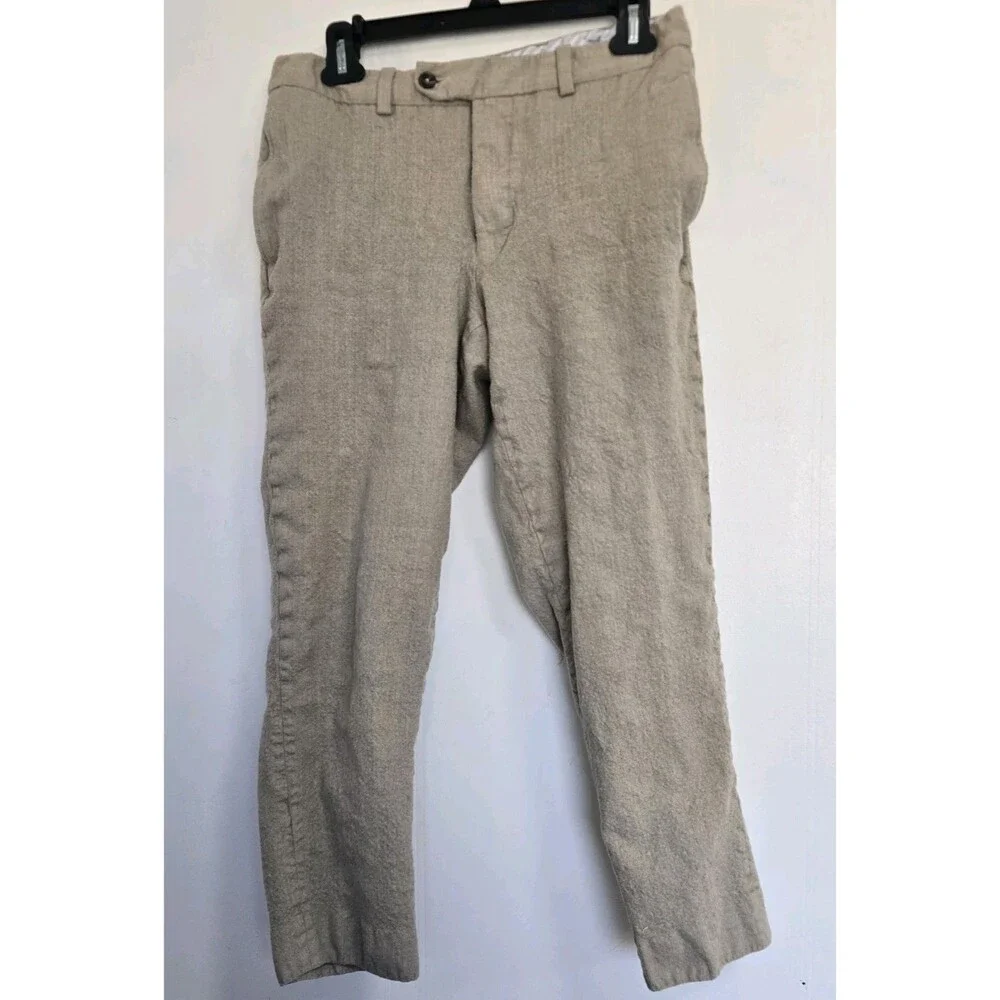 Jack Victor Pants Mens 30x24 Oslo Grey 100% Wool Dress Preppy Casual